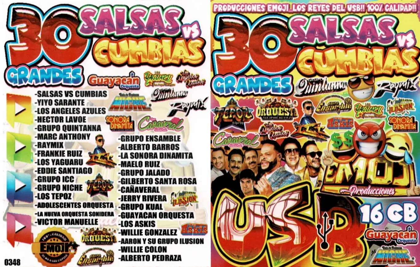 30 SALSAS vs CUMBIAS GRANDES